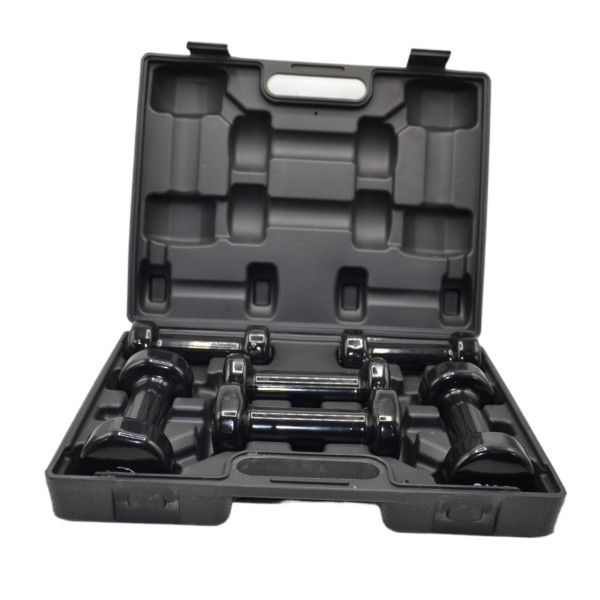 Набір гантелей в кейсі 9 кг. PowerPlay 4121 Fitness Dumbells (2шт.*1кг. 2шт.*1,5кг. 2шт.*2кг.)
