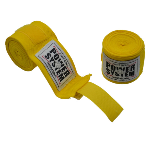 Бинти для боксу Power System PS-3404 Yellow (4 м)