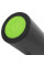 Масажний ролик (роллер) гладкий PowerPlay 4021 Fitness Roller Чорно-зелений (45x15см.)