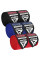 Бинти для боксу RDX RB Hand Wraps Combine 3 пари Red,Black,Blue (4.5м.)