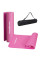 Килимок для йоги та фітнесу Power System PS-4014 PVC Fitness Yoga Mat Pink (173x61x0.6)