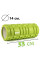Масажний ролик (роллер) PowerPlay 4025 Massage Roller Зелений (33x14см.)