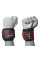 Кистьові бинти PowerPlay 3081 Gym WristT Wraps Чорно-Червоні