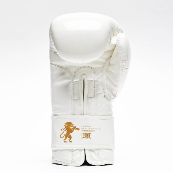 Боксерські рукавиці Leone GN059W White/Gold 12 унцій (капу в комплекті)