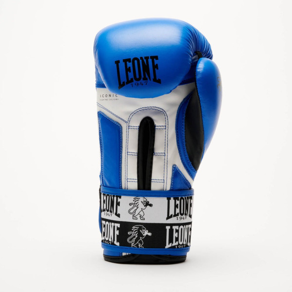 Боксерські рукавиці Leone GN208 ICONIC Blue 14 унцій (бинти 4 м. в комплекті)