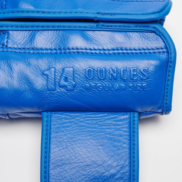 Боксерські рукавиці Leone GN111 THE GREATEST Blue 10 унцій (бинти 4 м. в комплекті)