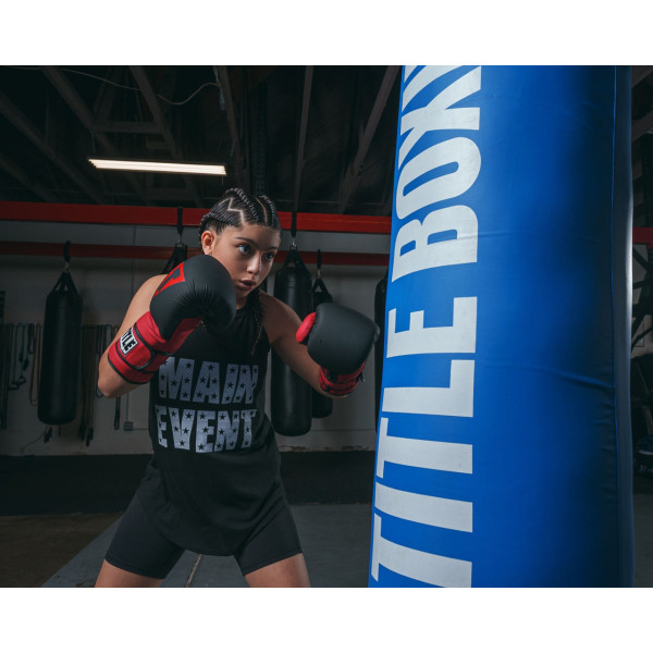 Боксерські рукавиці TITLE Boxing Guts and Glory Black/Red M 12oz