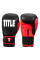 Боксерські рукавиці TITLE Boxing Dynamic Strike Black/Red 12 oz