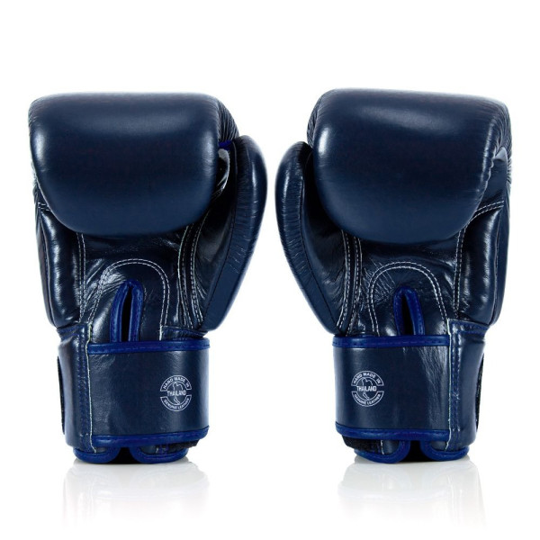 Боксерські рукавиці Fairtex BGV1-ONE (натуральна шкіра) Blue 14 унцій