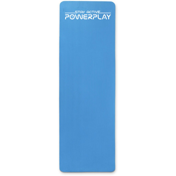 Килимок для йоги та фітнесу PowerPlay 4152 NBR Performance Mat Синій (183x61x1)
