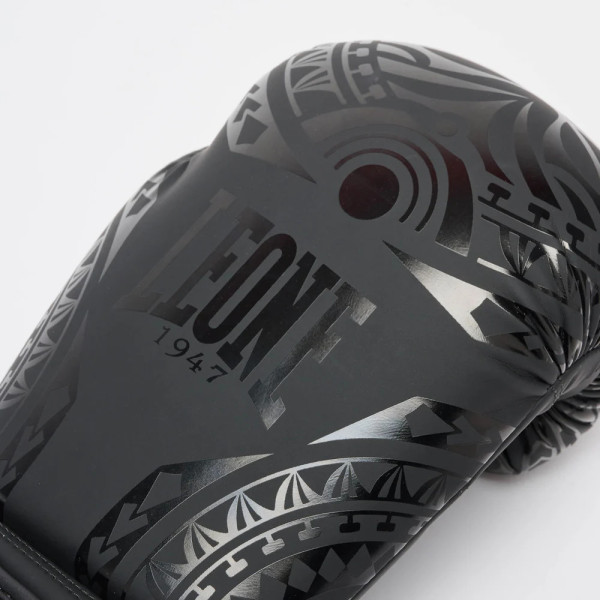 Боксерські рукавиці Leone GN329 HAKA Black 12 унцій