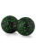 Масажний м'яч подвійний PowerPlay PP-4353 Epp foam peanut ball (d12*24cm.) Чорно/Зелений