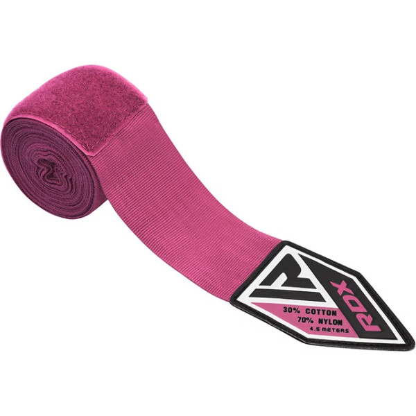 Бинти для боксу RDX WX Professional Boxing Hand Wraps Pink (4.5м.)