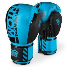 Боксерські рукавиці Phantom APEX Neon Blue 12 унцій