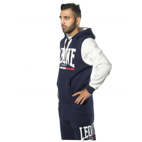 Толстовка Leone Fleece White/Blue S