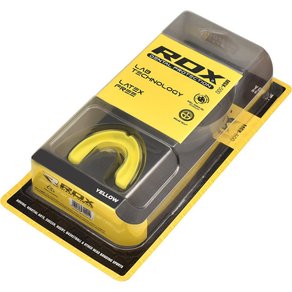 Капа боксерська RDX GEL 3D Elite Yellow Junior