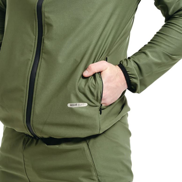 Костюм для схуднення з капюшоном RDX H2 Green М
