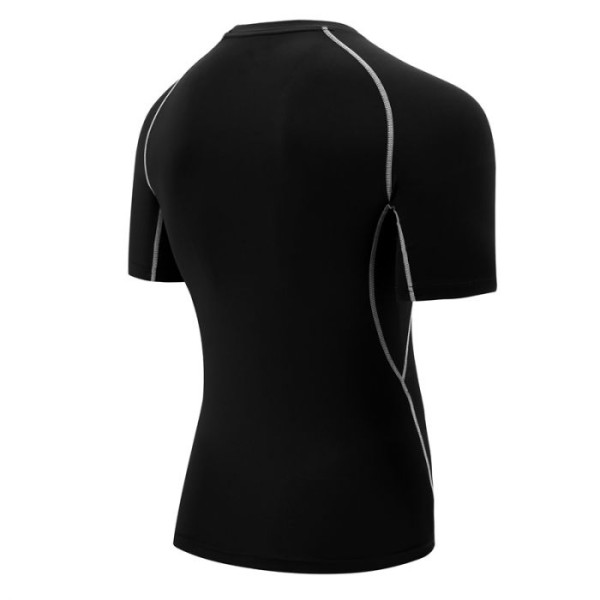 Рашгард з коротким рукавом RDX Lycra Black S