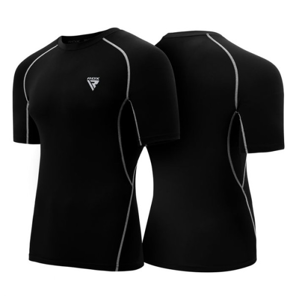 Рашгард з коротким рукавом RDX Lycra Black S