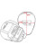 Лапи боксерські RDX Leather Red