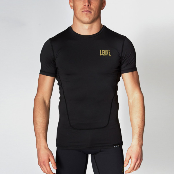 Рашгард з коротким рукавом Leone Black/Gold S