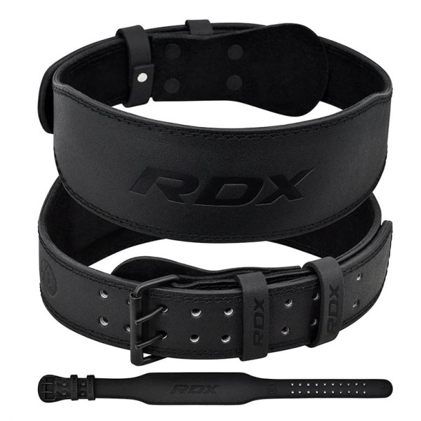 Пояс для важкої атлетики RDX Leather Full Black S