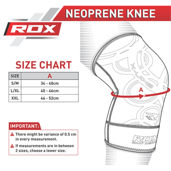 Наколінник спортивний неопреновий RDX S/M (1 шт)
