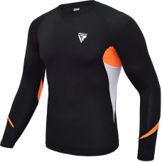 Рашгард із довгим рукавом RDX Lycra Orange L