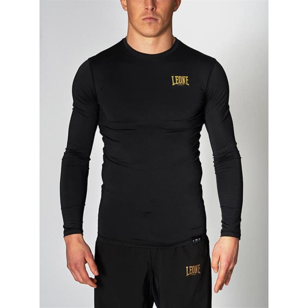 Рашгард з довгим рукавом Leone Black/Gold S
