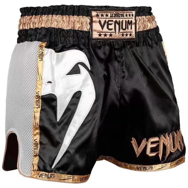 Шорты Venum Muay Thai Black-Gold Original