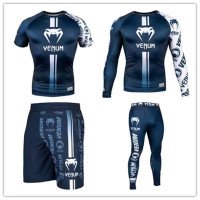 Комплект "4в1" Venum Logos Blue-White