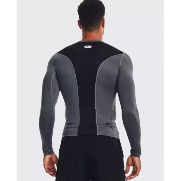Компрессионная футболка Under Armour HeatGear Compression Long Sleeve Dark-Blue Black