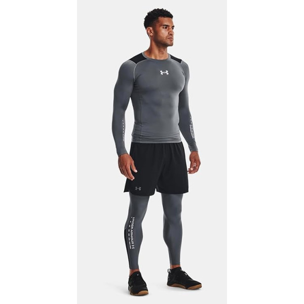 Компрессионная футболка Under Armour HeatGear Compression Long Sleeve Dark-Blue Black