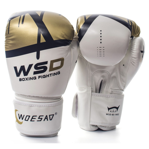 Боксерские перчатки WSD White-Gold