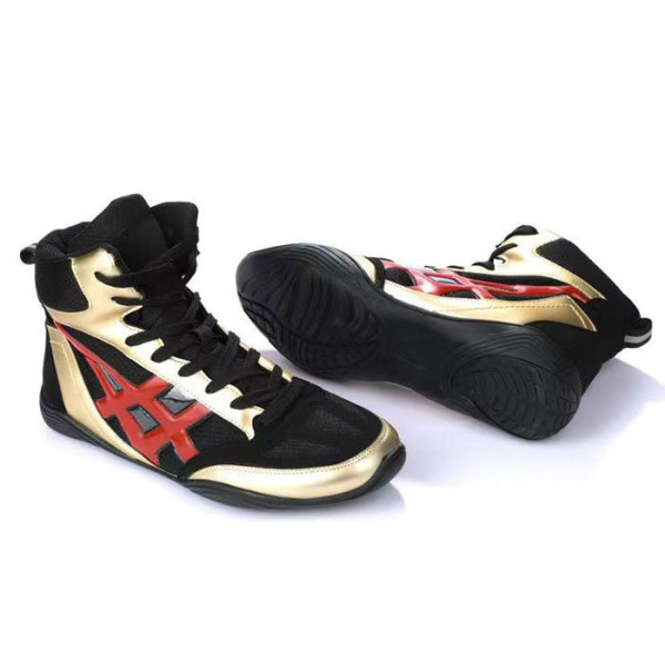Боксерки Gold-Black-Red