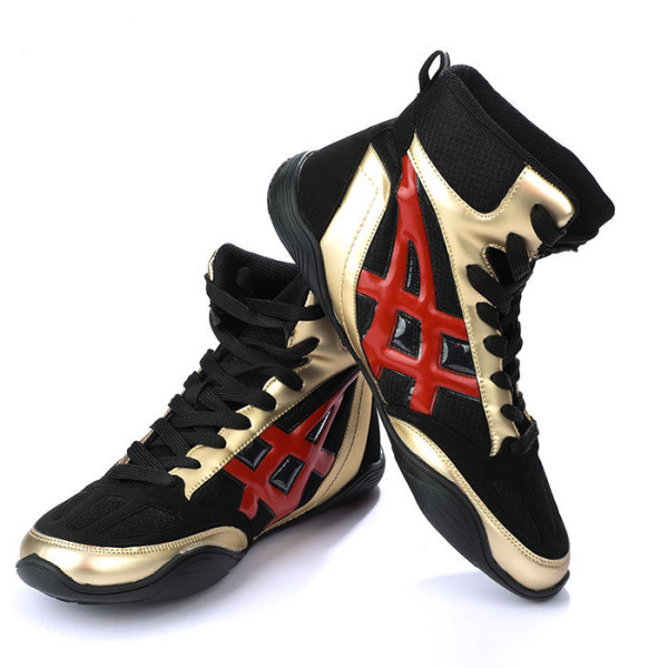 Боксерки Gold-Black-Red