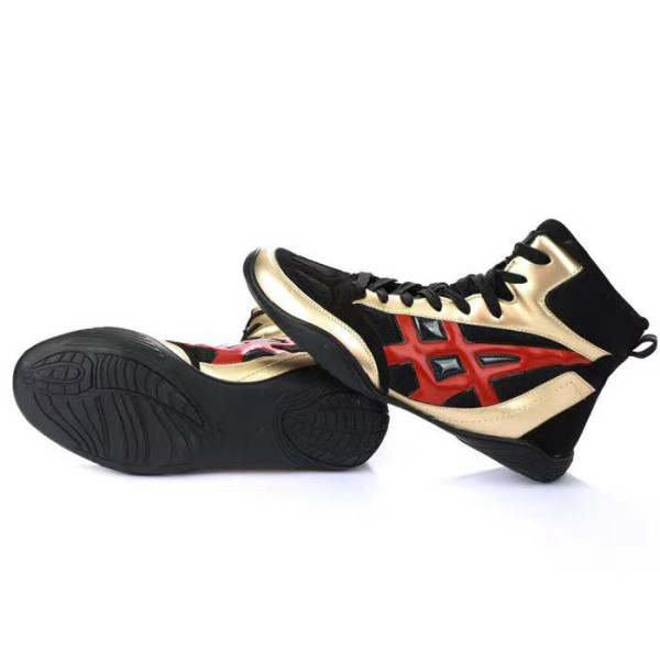 Боксерки Gold-Black-Red