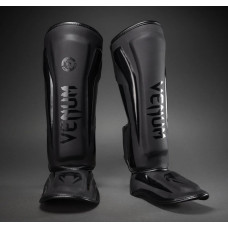 Защита ног Venum Elite Standup Shinguards Matte Black