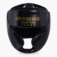 Боксерский шлем Dracula Gold/Black