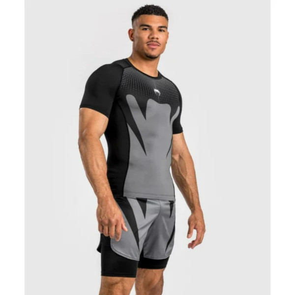 Рашгард Venum Attack Short Sleeve Rashguard Black