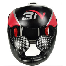 Боксерский шлем BN Fight - Black Red