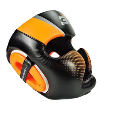 Боксерский шлем BN Fight - Black Orange