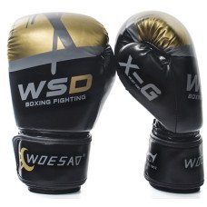 Боксерские перчатки WSD Black-Gold